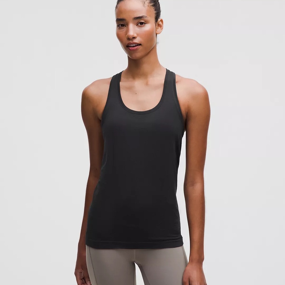 lululemon athletica Black Racerback Performance Tank